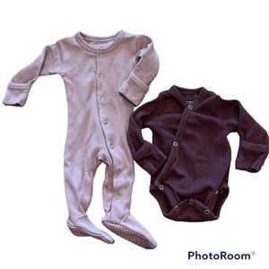2 piece L’oved baby Premie Organic Bundle